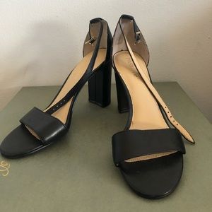 Ivanka Trump black heeled sandals